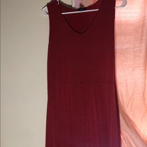 Burnt orange tank dress